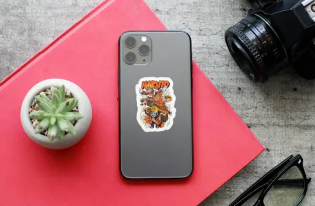 Printshed's 50 Pc Naruto Anime Aesthetic Vinyl Stickers