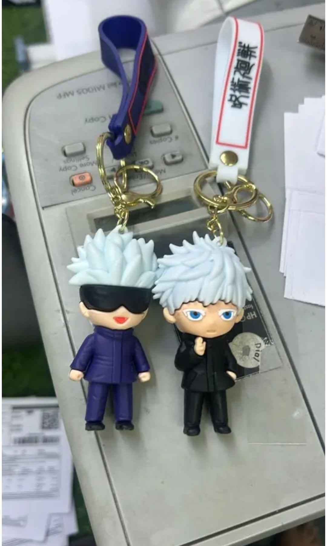 Jujutsu Kaisen Gojo Satoru Character Keychains (Set of 2)