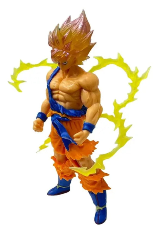 ADYM DBZ Goku Super Saiyan 17cm Action Figure with Flames