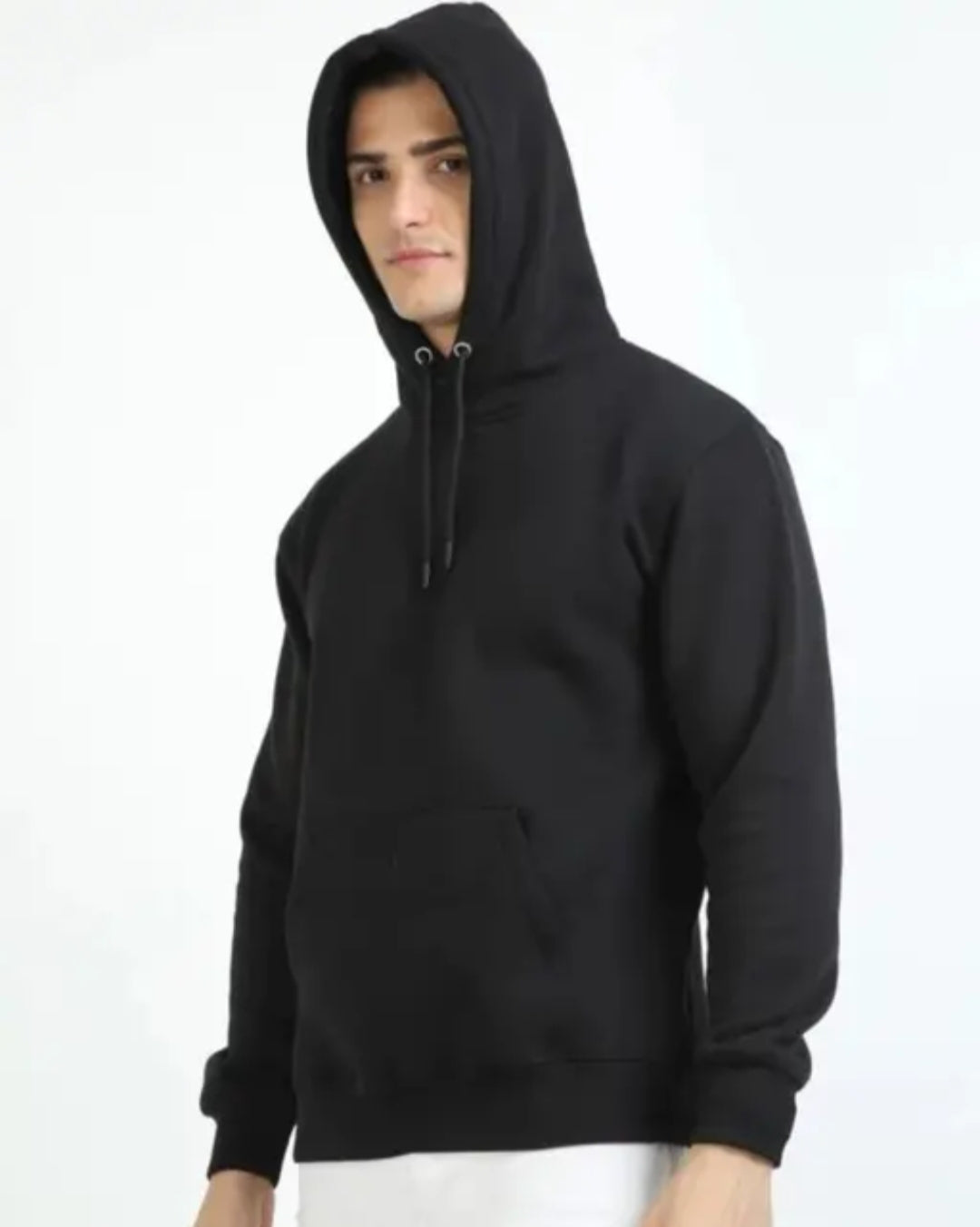 Black Hoodie, Men's Trendy Black Goku Style Hoodie