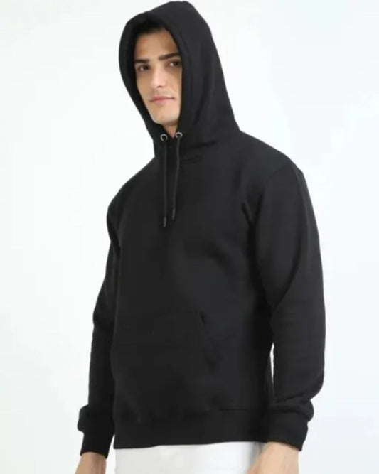 Black Hoodie, Men's Trendy Black Goku Style Hoodie