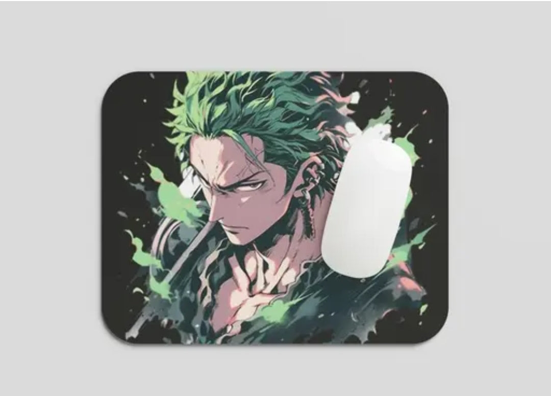 Anime ZORO Printed Waterproof Mousepad (Various Designs)