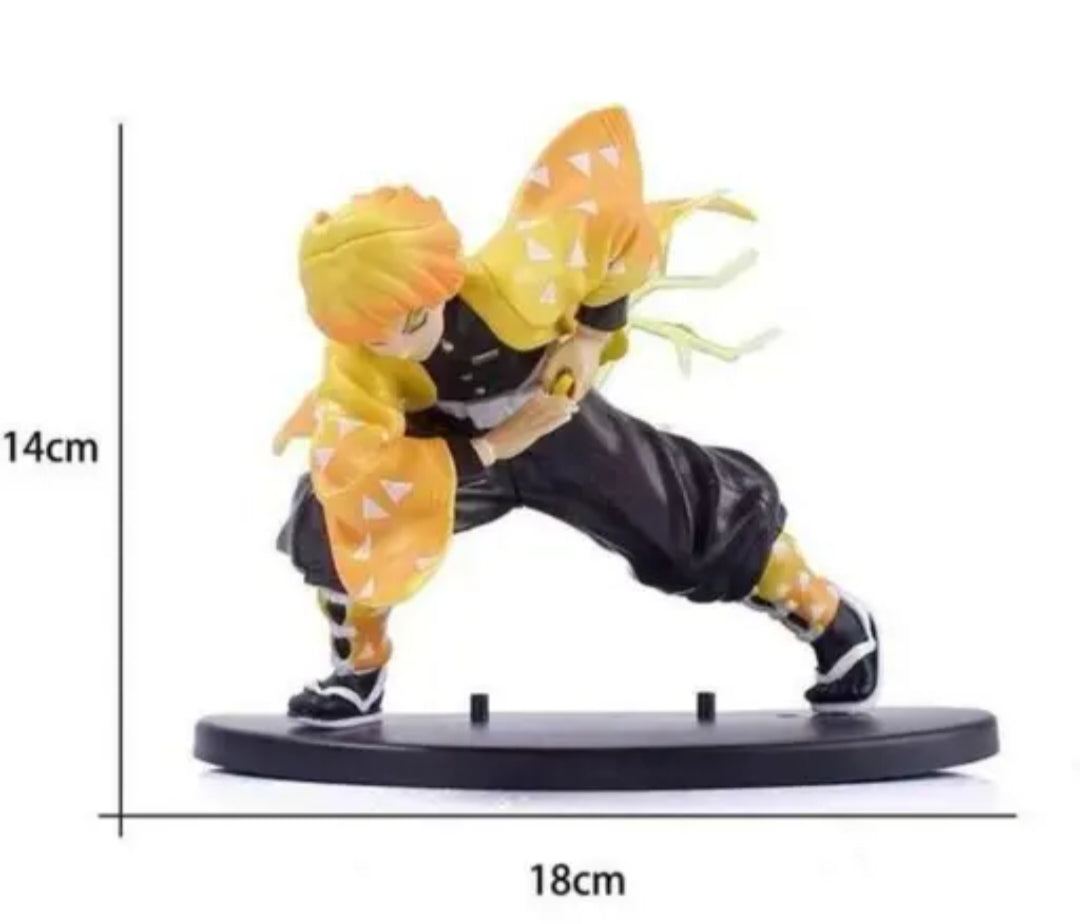 Zenitsu Demon Slayer Action Figure Doll Statue