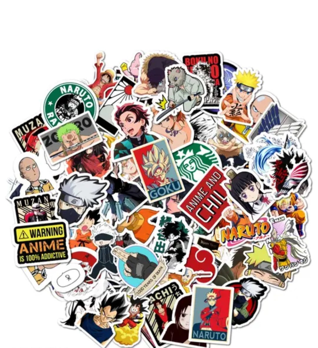 EXO DECOR 56 Random Anime Aesthetic Vinyl Stickers