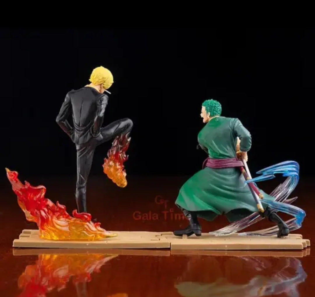 One Piece Sanji VS Zoro 18cm Action Figure Combo