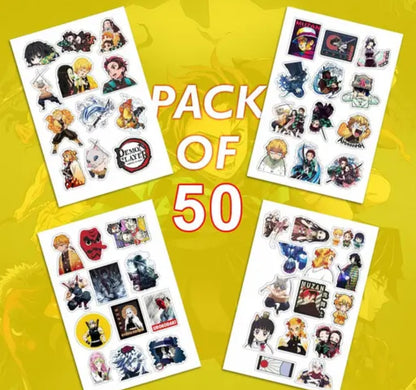 Demon Slayer Vinyl Sticker Pack (50 Pcs)