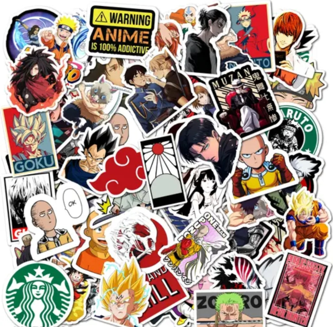 EXO DECOR 56 Random Anime Aesthetic Vinyl Stickers
