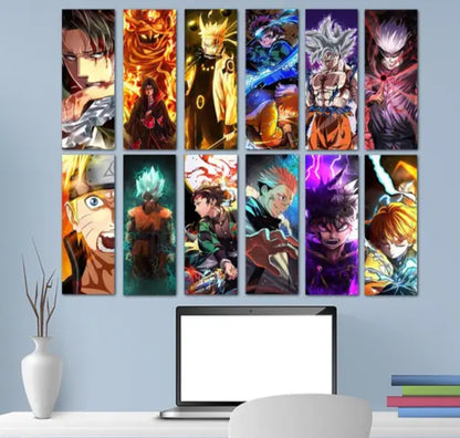 Set of 12 Mix Anime Wall Posters