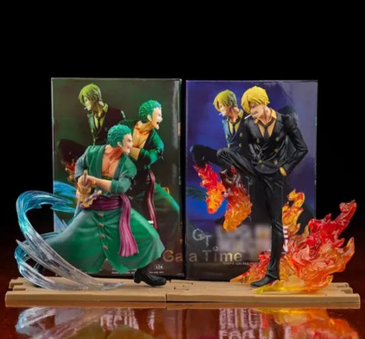 One Piece Sanji VS Zoro 18cm Action Figure Combo