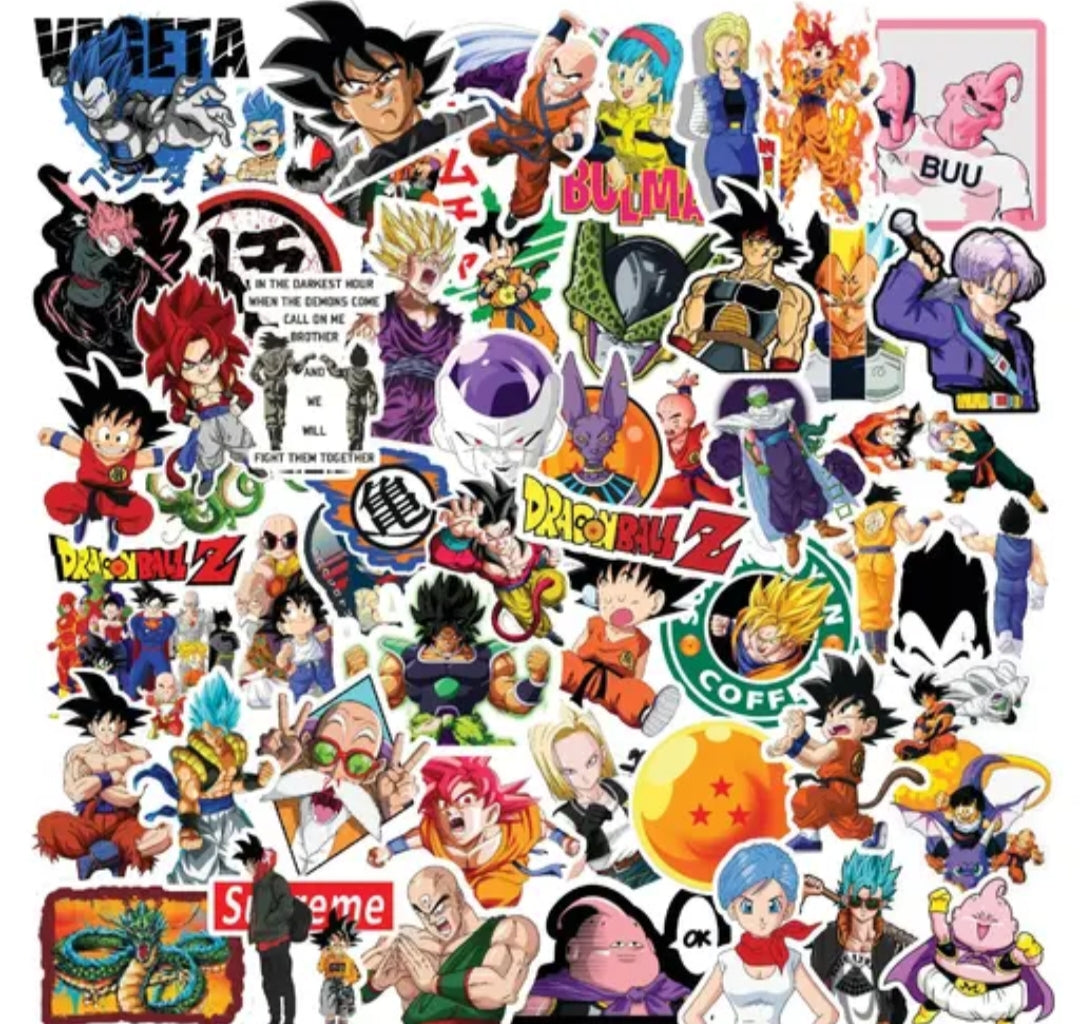 DBZ Vinyl Sticker Pack (57 Pcs)