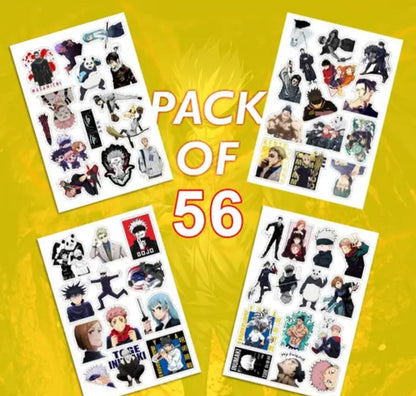 Jujutsu Kaisen Vinyl Sticker Pack (56 Pcs)