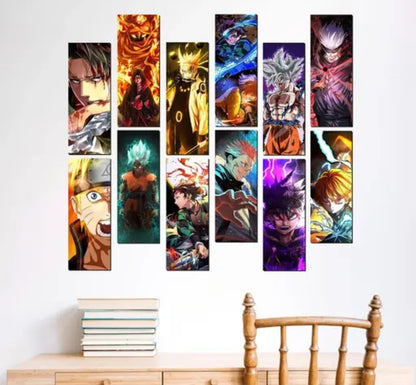 Set of 12 Mix Anime Wall Posters