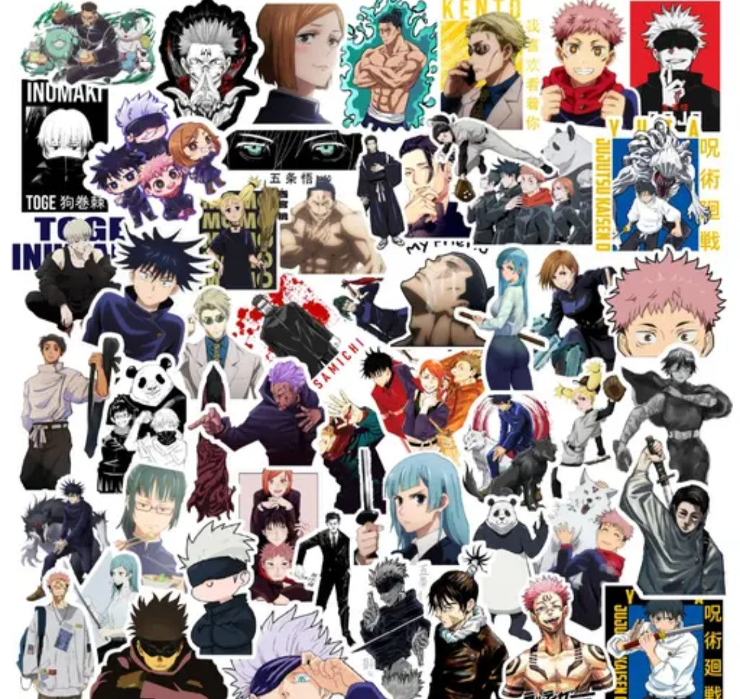 Jujutsu Kaisen Vinyl Sticker Pack (56 Pcs)