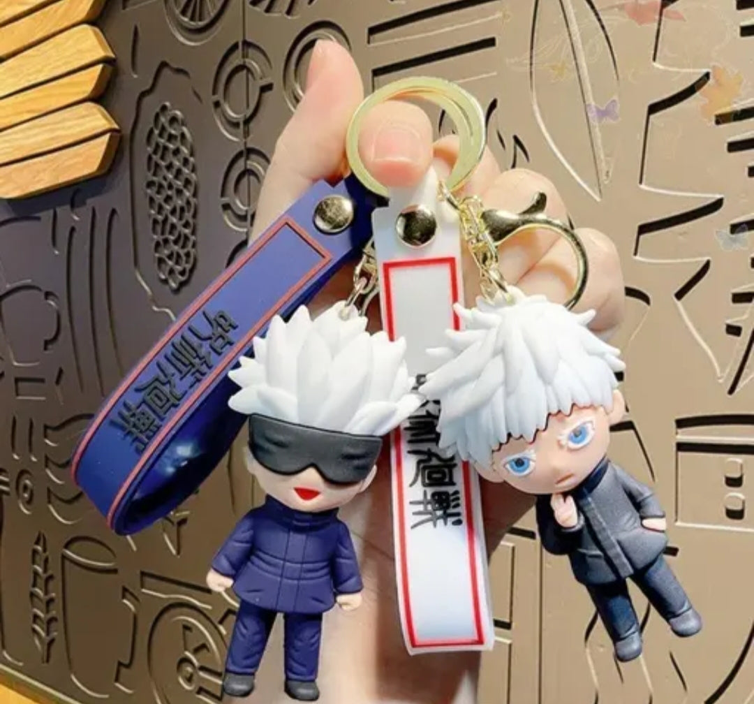Jujutsu Kaisen Gojo Satoru Character Keychains (Set of 2)