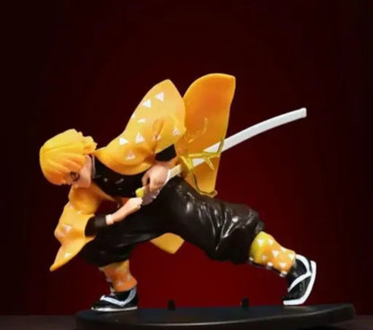 Zenitsu Demon Slayer Action Figure Doll Statue